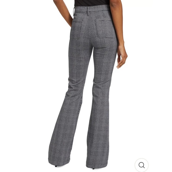 FRAME le bardot flare pant in noir multi women’s size 29 - Picture 4 of 11